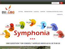 Tablet Screenshot of dvlog.fr